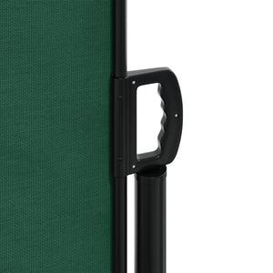 vidaXL Retractable Side Awning Dark Green 180x1000 cm