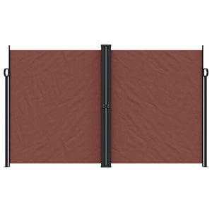 vidaXL Retractable Side Awning Brown 200x1000 cm