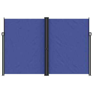 vidaXL Retractable Side Awning Blue 220x1000 cm