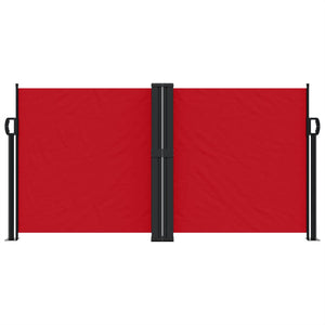 vidaXL Retractable Side Awning Red 120x1200 cm