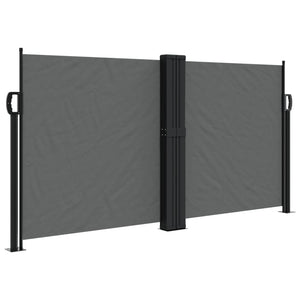 vidaXL Retractable Side Awning Anthracite 120x1200 cm