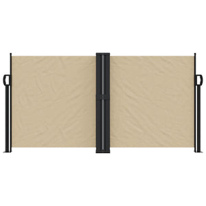 vidaXL Retractable Side Awning Beige 120x1200 cm