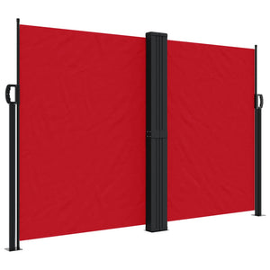 vidaXL Retractable Side Awning Red 160x1200 cm