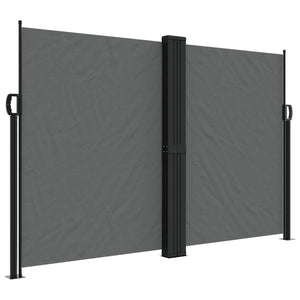 vidaXL Retractable Side Awning Anthracite 160x1200 cm