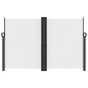 vidaXL Retractable Side Awning White 160x1200 cm