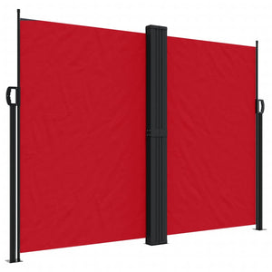 vidaXL Retractable Side Awning Red 180x1200 cm