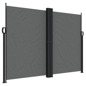 vidaXL Retractable Side Awning Anthracite 180x1200 cm