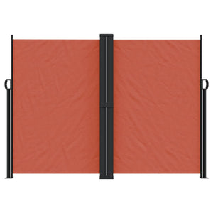 vidaXL Retractable Side Awning Terracotta 180x1200 cm