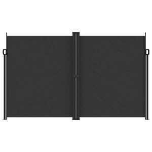 vidaXL Retractable Side Awning Black 200x1200 cm