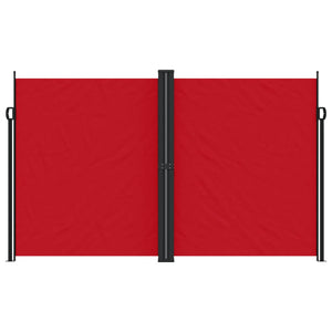 vidaXL Retractable Side Awning Red 200x1200 cm