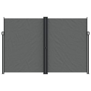 vidaXL Retractable Side Awning Anthracite 220x1200 cm