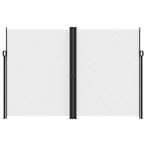 vidaXL Retractable Side Awning White 220x1200 cm