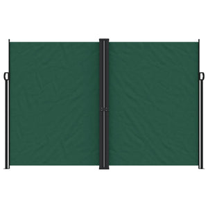 vidaXL Retractable Side Awning Dark Green 220x1200 cm