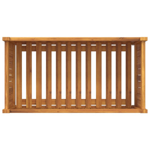 vidaXL Garden Planter with Liner 80x42x40 cm Solid Wood Acacia