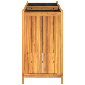 vidaXL Garden Planter with Liner 84x42x75 cm Solid Wood Acacia