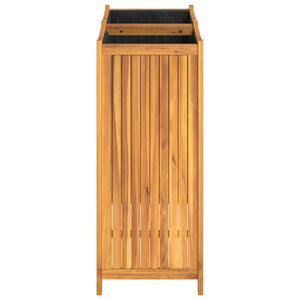 vidaXL Garden Planter with Liner 84x42x100 cm Solid Wood Acacia