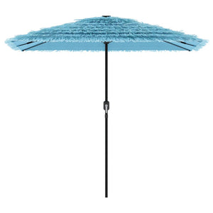 vidaXL Garden Parasol with Steel Pole Blue 248x248x248 cm