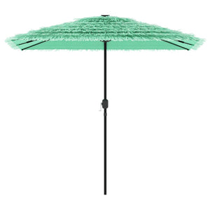 vidaXL Garden Parasol with Steel Pole Green 248x248x248 cm