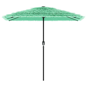 vidaXL Garden Parasol with Steel Pole Green 248x248x248 cm