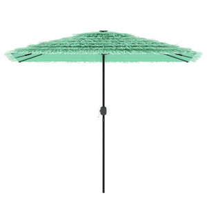 vidaXL Garden Parasol with Steel Pole Green 300x200x250 cm