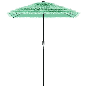 vidaXL Garden Parasol with Steel Pole Green 300x200x250 cm