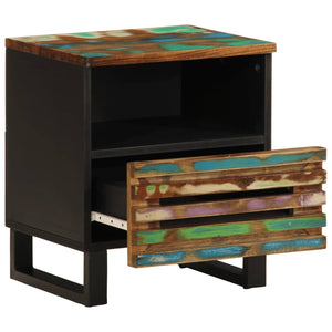 vidaXL Bedside Cabinet 40x33x46 cm Solid Wood Reclaimed