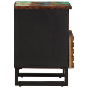 vidaXL Bedside Cabinet 40x33x46 cm Solid Wood Reclaimed