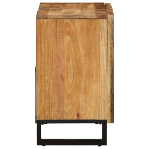 vidaXL Bathroom Sink Cabinet 62x34x58 cm Solid Wood Rough Mango