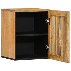 vidaXL Bathroom Wall Cabinet 38x34x48 cm Solid Wood Rough Mango