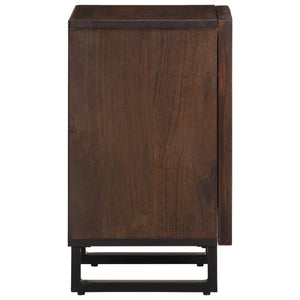 vidaXL Bathroom Cabinet Brown 38x34x58 cm Solid Wood Mango