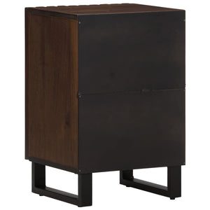 vidaXL Bathroom Cabinet Brown 38x34x58 cm Solid Wood Mango