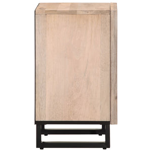 vidaXL Bathroom Cabinet 38x34x58 cm Solid Wood Mango