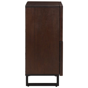 vidaXL Sideboard Brown 60x34x75 cm Solid Wood Mango