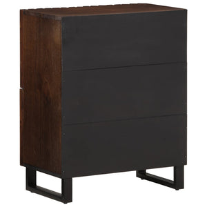 vidaXL Sideboard Brown 60x34x75 cm Solid Wood Mango