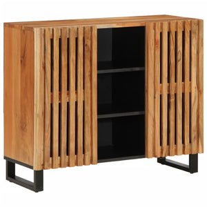 vidaXL Sideboard 90x34x75 cm Solid Wood Acacia