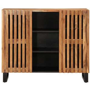 vidaXL Sideboard 90x34x75 cm Solid Wood Acacia