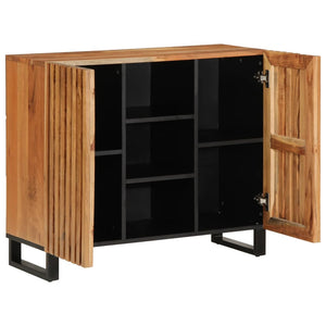 vidaXL Sideboard 90x34x75 cm Solid Wood Acacia