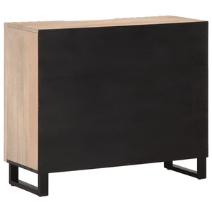 vidaXL Sideboard 90x34x75 cm Solid Wood Mango