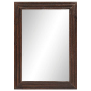 vidaXL Bathroom Mirror 50x70 cm Solid Wood Mango and Glass