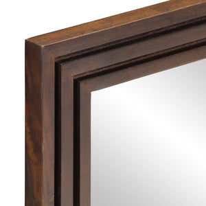 vidaXL Bathroom Mirror 50x70 cm Solid Wood Mango and Glass