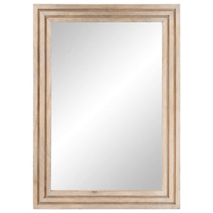 vidaXL Bathroom Mirror 50x70 cm Solid Wood Mango and Glass