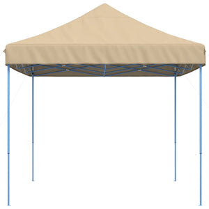 vidaXL Foldable Party Tent Pop-Up Beige 440x292x315 cm