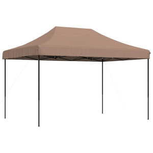 vidaXL Foldable Party Tent Pop-Up Brown 410x279x315 cm