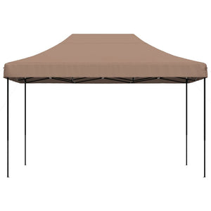 vidaXL Foldable Party Tent Pop-Up Brown 410x279x315 cm