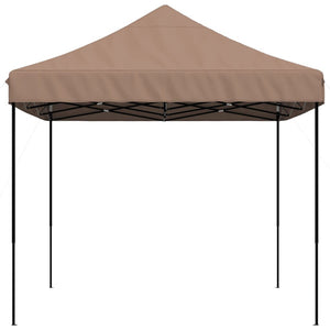 vidaXL Foldable Party Tent Pop-Up Brown 410x279x315 cm