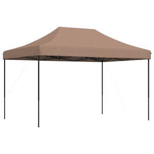 vidaXL Foldable Party Tent Pop-Up Brown 410x279x315 cm