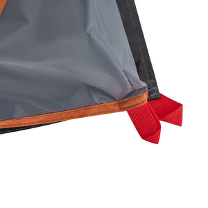 vidaXL Privacy Tent Grey and Orange Pop-up Waterproof