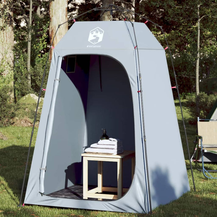 vidaXL Privacy Tent Grey Quick Release Waterproof