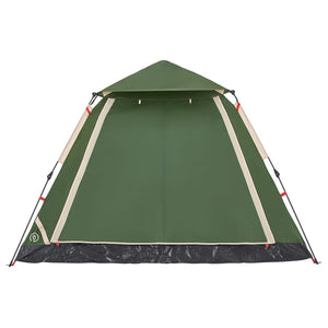 vidaXL Camping Tent Dome 5-Person Green Quick Release