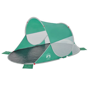 vidaXL Beach Tent Sea Green Pop-up Waterproof